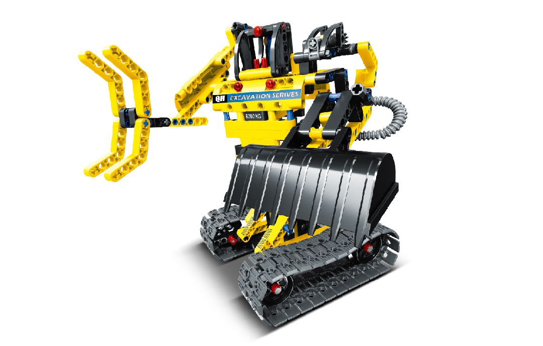 Construisez une pelleteuse ou un robot avec ce kit IM.Master IMM6801 de 342 pièces. Modèle 2-en-1 interactif, idéal dès 8 ans. Univers RcLoisirs, votre boutique créative.