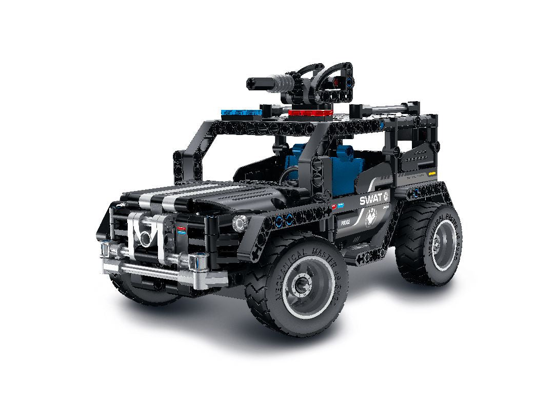 Construisez un véhicule SWAT ou un véhicule de police avec le kit IM.Master IMM6810 de 391 pièces. Modèle technique 2-en-1 interactif, idéal dès 6 ans. Univers RcLoisirs, votre boutique créative.