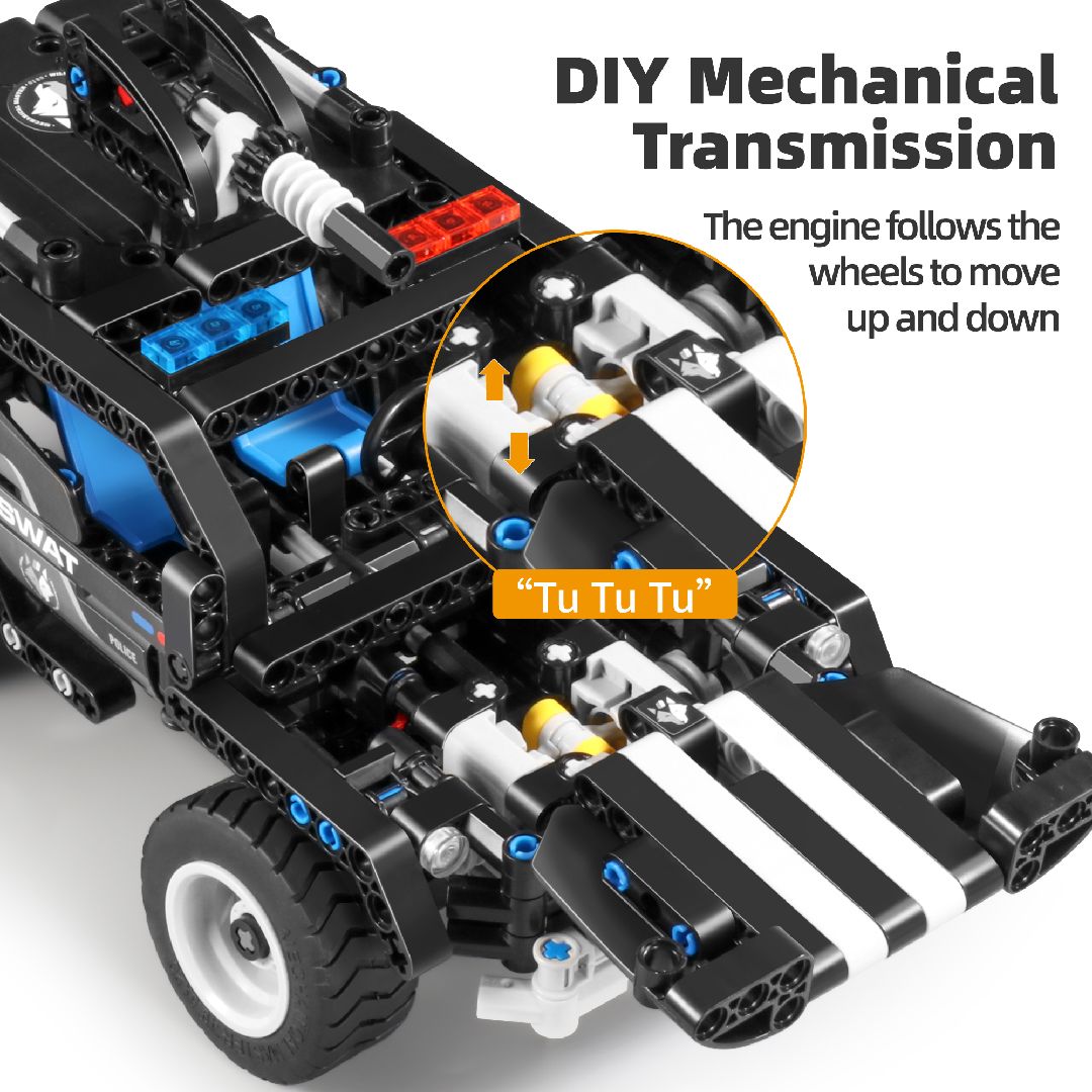 Construisez un véhicule SWAT ou un véhicule de police avec le kit IM.Master IMM6810 de 391 pièces. Modèle technique 2-en-1 interactif, idéal dès 6 ans. Univers RcLoisirs, votre boutique créative.