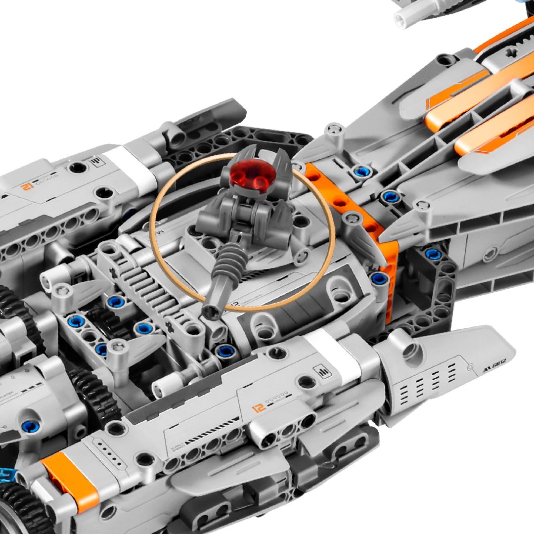 Assemblez le vaisseau Master Starcraft avec le kit IM.Master IMM6812 de 955 pièces. Ailes articulées et disque rotatif, idéal dès 6 ans. Univers RcLoisirs, votre boutique créative.