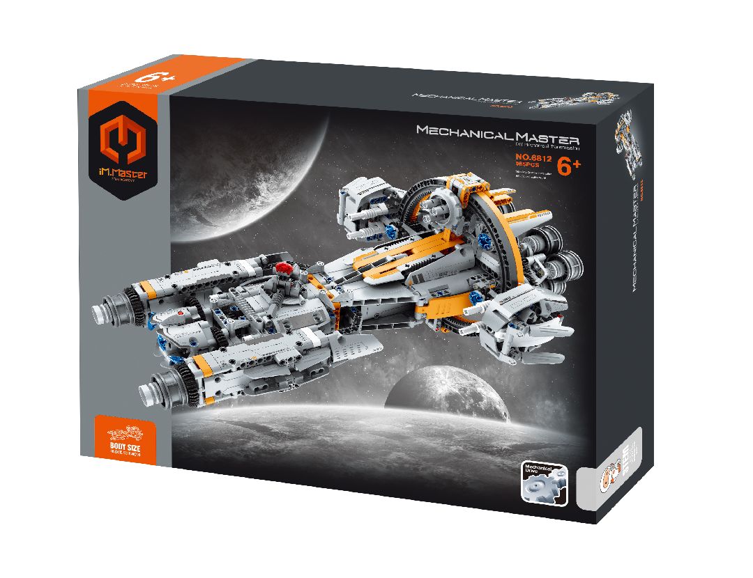 Assemblez le vaisseau Master Starcraft avec le kit IM.Master IMM6812 de 955 pièces. Ailes articulées et disque rotatif, idéal dès 6 ans. Univers RcLoisirs, votre boutique créative.