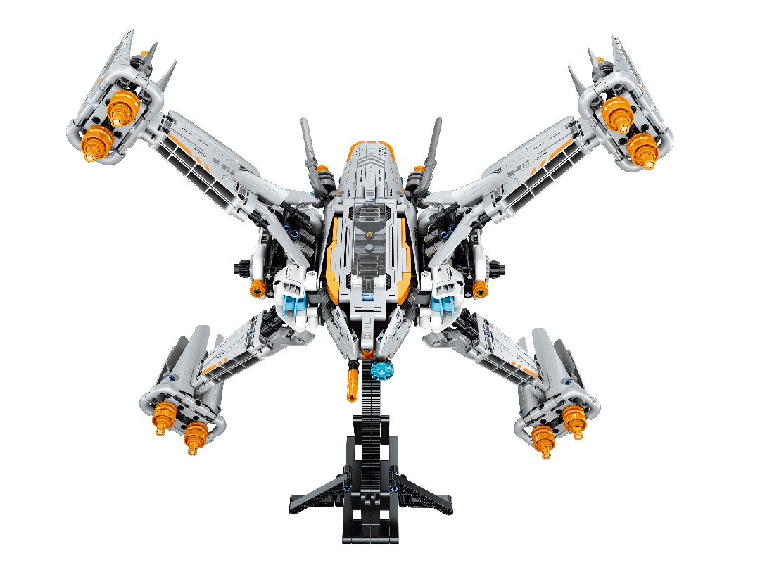 Assemblez le navire de guerre X Warship avec le kit IM.Master IMM6813 de 1018 pièces. Forteresse mobile et socle d’exposition inclus. Univers RcLoisirs, votre boutique créative.