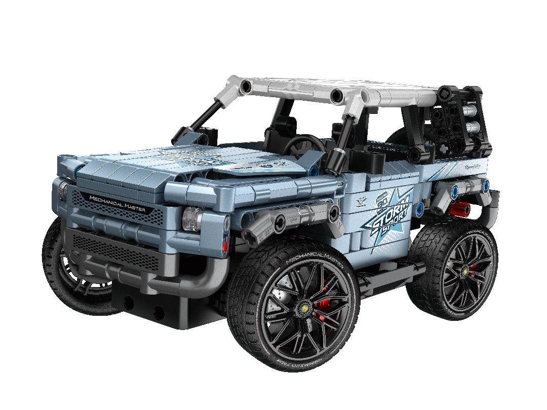 Construisez et pilotez le R/C Off-Roader IM.Master IMM8041 bleu (503 pièces). Contrôle 2,4 GHz ou via application mobile, idéal dès 6 ans. Univers RcLoisirs, votre boutique créative.
