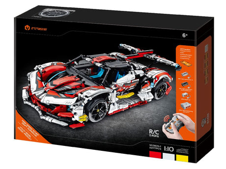 Construisez et pilotez l’Apollo SuperCar IM.Master IMM9809-2 (2036 pièces). Équipée de moteurs Black Gold haute vitesse, contrôle Bluetooth/app, fonctions drift et portières télécommandées. Univers RcLoisirs.