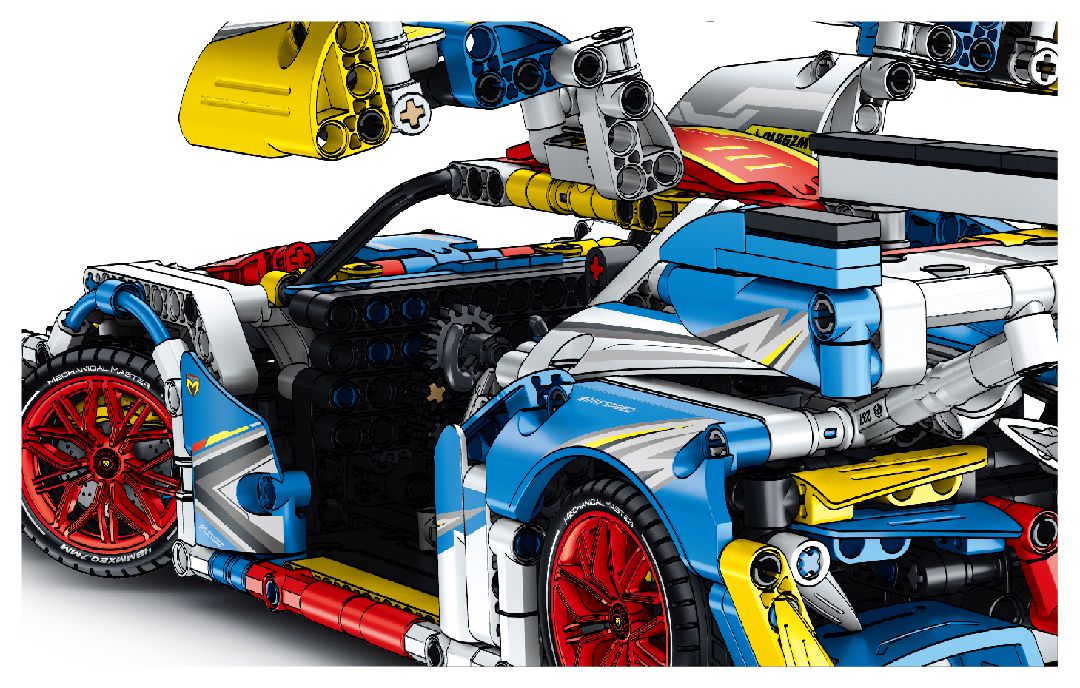 Construisez l’Apollo Super Car IM.Master IMM9810 (1093 pièces) à l’échelle 1/14. Portes papillon ouvrantes et design coloré. Univers RcLoisirs, votre boutique créative.