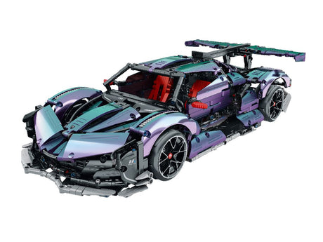 Assemblez et pilotez la Chameleon Drift SuperCar IM.Master IMM9826-2 (2036 pièces). Moteurs Black Gold haute vitesse, contrôle intelligent, peinture caméléon à effet 3 couleurs. Univers RcLoisirs.