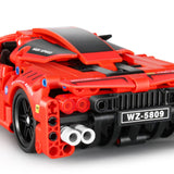 IMM5809 –  Super Car Rouge - Blocs construction - Univers RcLoisirs