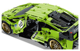 IMM5810 –  Super Car - Vert - Blocs construction – Univers RcLoisirs