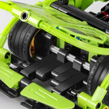 IMM5810 –  Super Car - Vert - Blocs construction – Univers RcLoisirs