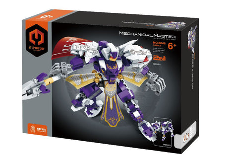 IMM6846 – Guerrier Mauve - 2 en 1 - Blocs construction – Univers RcLoisirs