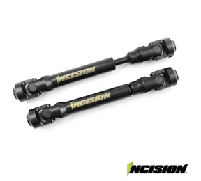 IRC00220 cardans Incision en acier trempe pour Vanquish VS4-10, VRD, H10 et plateformes SCX10 12,3 po, avec arbres canneles et joints universels.
