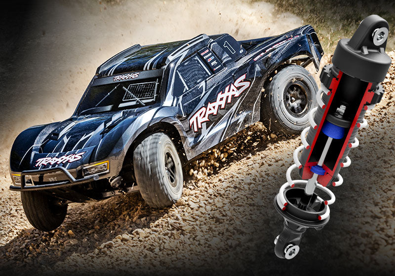 68454-4 – Slash 4X4 Brushless – TRAXXAS – vue action – Univers RcLoisirs