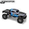 JCO0726 carrosserie JConcepts JCI Baja Bruck pré-découpée en polycarbonate transparent pour crawlers à empattement de 12.3 po. Profil bas, grandes ouvertures de roues, film de protection et décalques inclus.