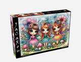 JP-GARD1000 - Jacarou - Garden Fairy Trio - Casse-tête - 1000 pièces - Univers RcLoisirs