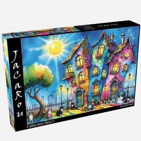 JP-MENI1000 - Jacarou - Meowtiful Night - Casse-tête - 1000 pièces - Univers RcLoisirs