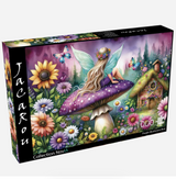 JP-PURP1000 - Jacarou - Purple Mushroom Rest - Casse-tête - 1000 pièces - Univers RcLoisirs