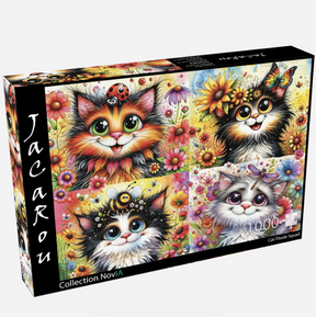JP-SQUA1000 - Jacarou - Cat-Titude Squad - Casse-tête - 1000 pièces - Univers RcLoisirs