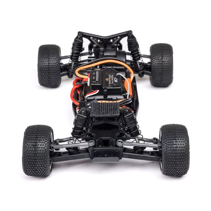 Univers RcLoisirs – Losi Micro-T 2S Stadium Truck 1/28 LOS-1392T1, voiture RC compacte RTR avec batterie incluse, camion radiocommandé 2WD LiPo USB-C, mini Stadium Truck tout-terrain unisexe pour trail, nature, modélisme RC intérieur extérieur, hobby modélisme, club RC et rassemblement de passionnés