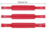 Ensemble 3 clés douille hexagonales double tête aluminium Injora, 4-8mm, pour TRX-4M, SCX24 et roues beadlock RC. Léger, précis. Univers RcLoisirs.