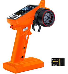 MEUS-01-6022 – Émetteur ME-8A 8 canaux 2,4 GHz + récepteur M-08A orange – MEUS RACING