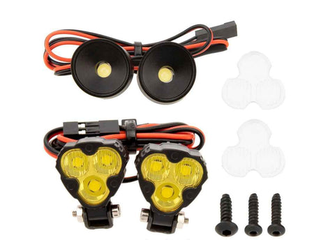 MEUS-H10-07 Ensemble phares et projecteurs DEL aluminium CNC Vanquish H10 Optic MEUS Racing