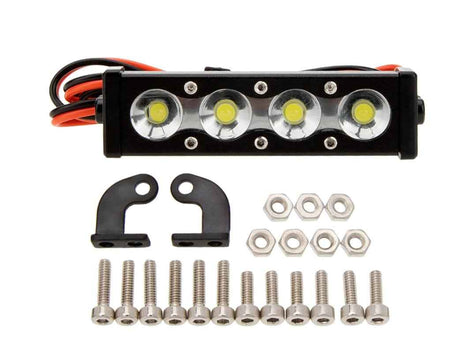 MEUS-LED-07 Barre lumineuse DEL toit aluminium CNC 5-7.4V crawler RC 1/10 1/8 MEUS Racing