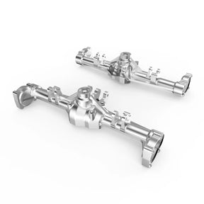 MK07-308 boitier portal avant metal argent Rlaarlo pour crawler 1/7 MK-07 upgrade solidite et franchissement - Univers RcLoisirs