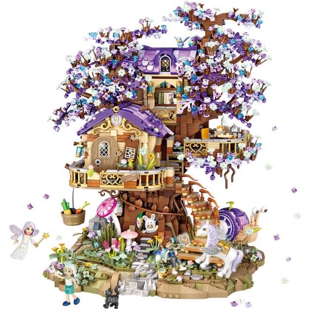 Maison des Elfes – LOZ 1065 – Mini-blocs à assembler – Univers RcLoisirs