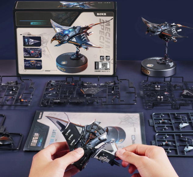 Manta Ray mécanique - ROKR MI06 – Puzzle 3D – Univers RcLoisirs