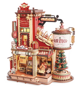 Manufacture de Noël - Boîte à musique – ROKR EAB01 – Modèle en bois 3D – Univers RcLoisirs