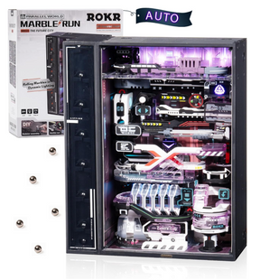 Marble Run - Future City – Course de bille mécanique - ROKR MR02S – Puzzle 3D – Univers RcLoisirs