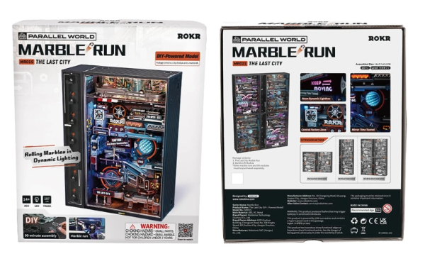 Marble Run - Last City – Course de bille mécanique - ROKR MR015 – Puzzle 3D – Univers RcLoisirs