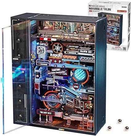 Marble Run - Last City – Course de bille mécanique - ROKR MR015 – Puzzle 3D – Univers RcLoisirs