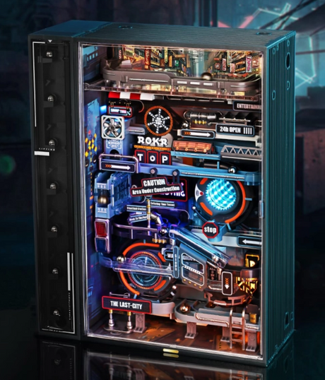 Marble Run - Last City – Course de bille mécanique - ROKR MR015 – Puzzle 3D – Univers RcLoisirs