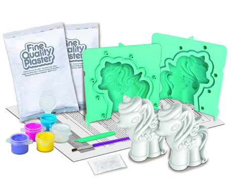 Moulage & Peinture – Licornes à paillettes – 4M