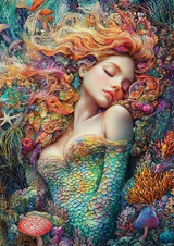 Princesse endormie - 40×60cm – Diamants Ronds