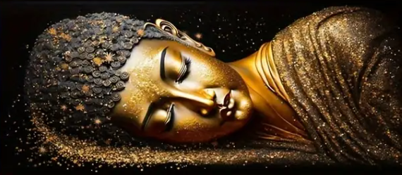 Rêves de Bouddha - 40×70cm – Diamants Ronds