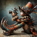 Photo steampunk - 50×50cm – Diamants Ronds