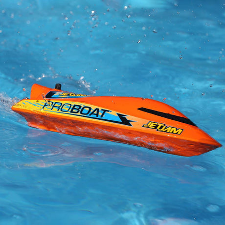 Univers RcLoisirs – Pro Boat Jet Jam V2 PRB08031V2, bateau RC 12 pouces, propulsion jet sécuritaire, Self-Righting, RTR avec batterie et chargeur inclus, course en piscine et plans d’eau