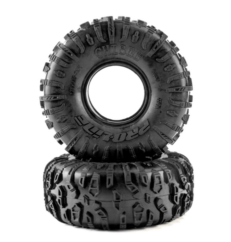 PRO1036114 Pneus Chisel II G8 Soft Rock 1.9 po 123mm Ensemble de 2 Pro-Line
