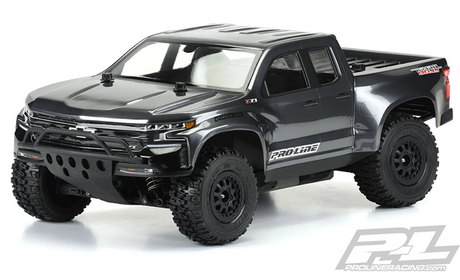 PRO3512-00 Carrosserie Chevrolet Silverado Z71 Trail Boss 2019 Transparente Short Course - Univers RcLoisirs