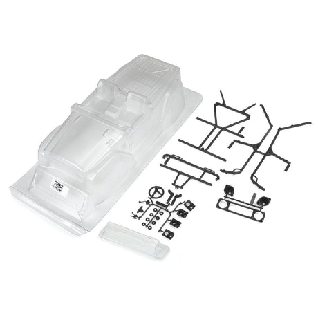 PRO362300 carrosserie Pro-Line Toyota Land Cruiser FJ40 1979 transparente avec cage et accessoires détaillés pour crawlers 1/10 à empattement 12.3 po.