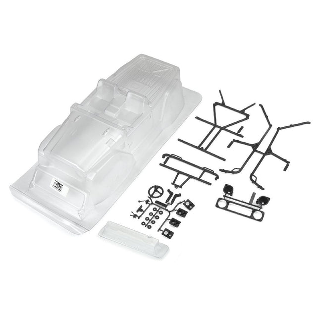 PRO362300 carrosserie Pro-Line Toyota Land Cruiser FJ40 1979 transparente avec cage et accessoires détaillés pour crawlers 1/10 à empattement 12.3 po.