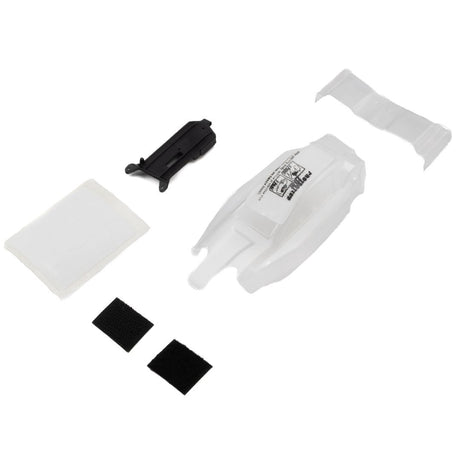 PRO371517 carrosserie Pro-Line Crowd Pleazer pré-découpée transparente pour Losi Micro-B 1/24. Fabriquée en polycarbonate léger avec support de relocalisation ESC inclus, autocollants et masques de fenêtres pour une personnalisation complète.