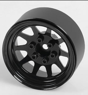 PROW0210 – Jantes beadlock OEM Stamped Steel 1.9″ noires pour crawler 1/10 – Univers RcLoisirs