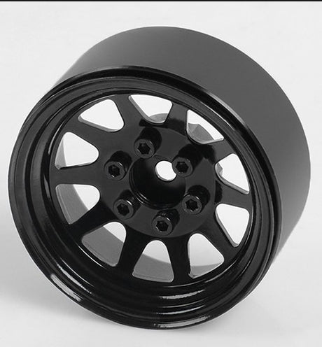 PROW0210 – Jantes beadlock OEM Stamped Steel 1.9″ noires pour crawler 1/10 – Univers RcLoisirs