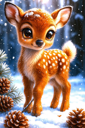 PRÉ-COMMANDE / Peinture diamant 5D - Haute Gamme - Bambi - Univers RcLoisirs