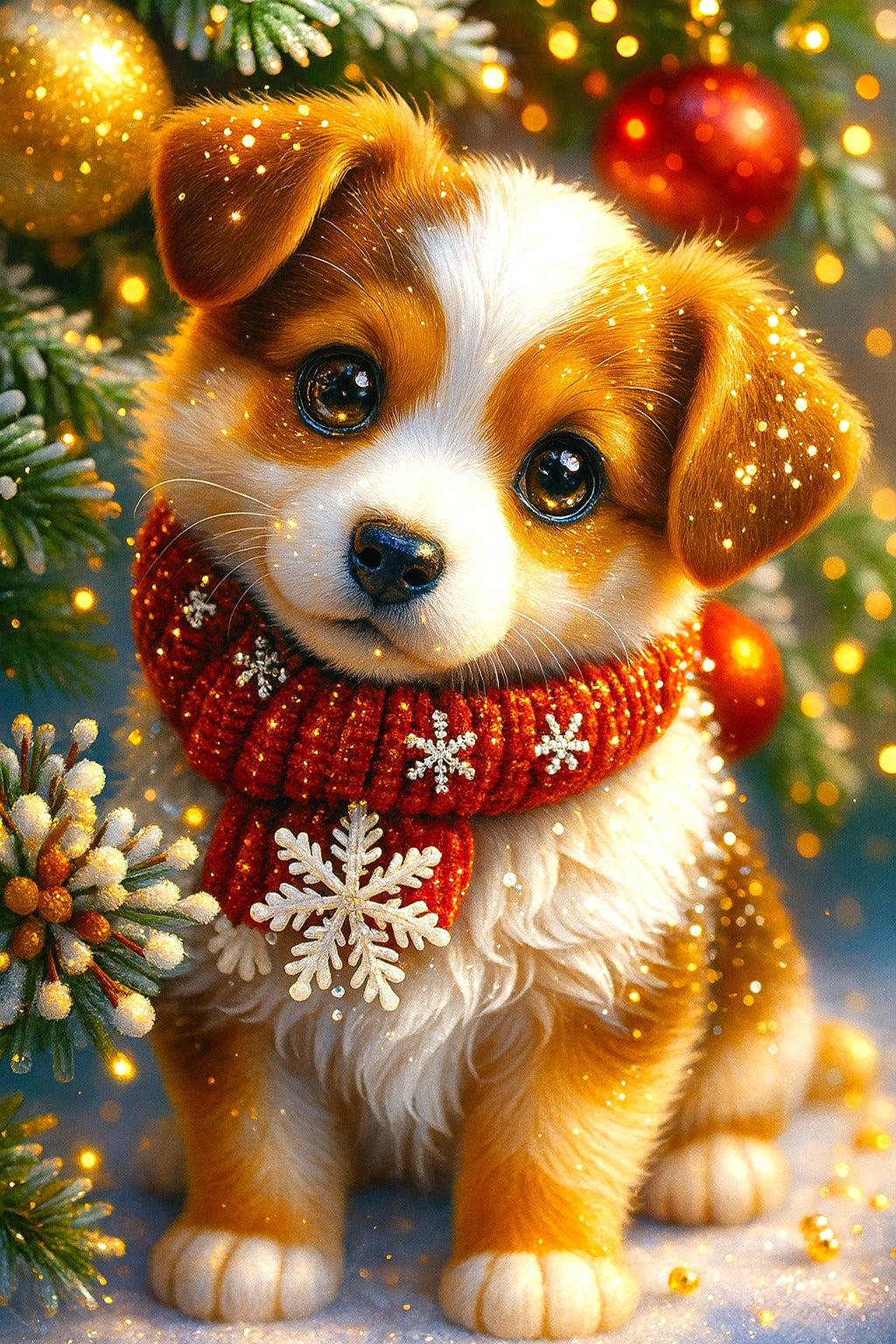 PRÉ-COMMANDE / Peinture diamant 5D - Haute Gamme - Chiot - Univers RcLoisirs