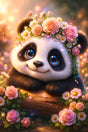 PRÉ-COMMANDE / Peinture diamant 5D - Haute Gamme - Jolie Panda - Univers RcLoisirs