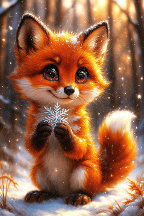 PRÉ-COMMANDE / Peinture diamant 5D - Haute Gamme - Renard - Univers RcLoisirs